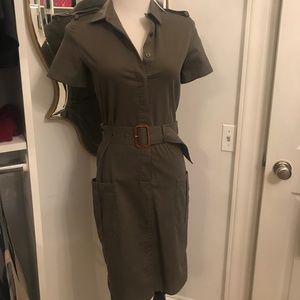 Lacoste khaki dress size 34/2